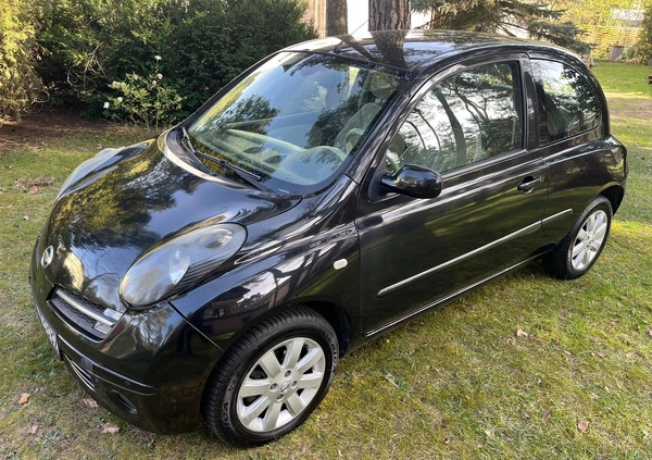 Nissan Micra cena 9999 przebieg: 143300, rok produkcji 2007 z Warszawa małe 121